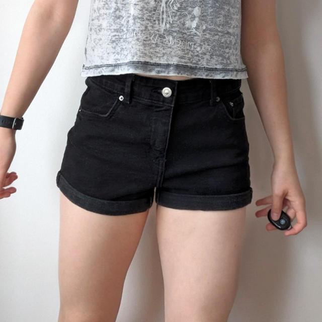 Bershka Women's Shorts - Black - UK 10 on Productcaster.