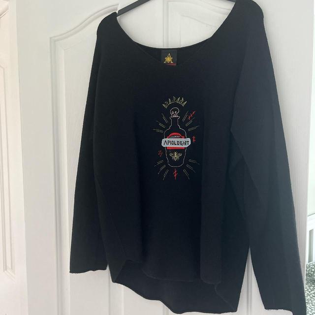 Women's Sweatshirt - Black - S on Productcaster.