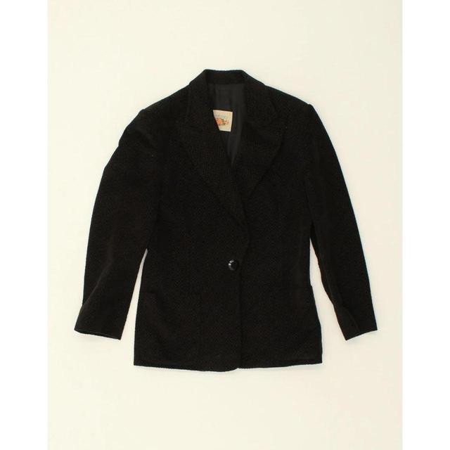 Vintage Women's Tailored jacket - Black - M on Productcaster.