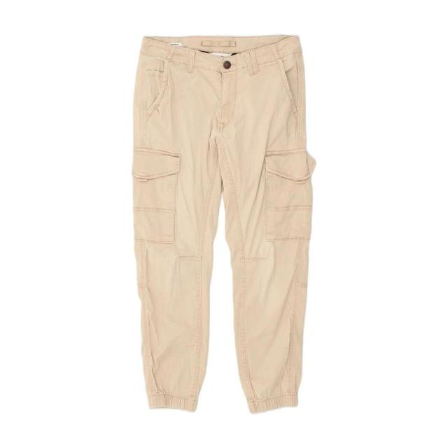 Jack & Jones Men's Cargo Trousers - Cream - 30" on Productcaster.