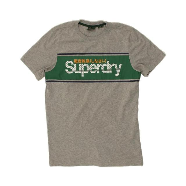 Superdry Men's T-shirt - Grey - M on Productcaster.