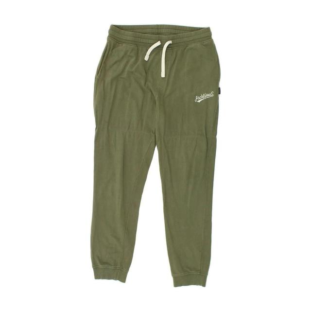 Jack & Jones Men's Trousers - Green - L on Productcaster.