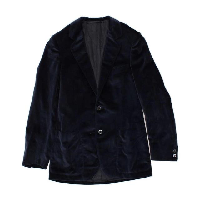 Vintage Men's Tailored jacket - Blue/Navy - S on Productcaster.