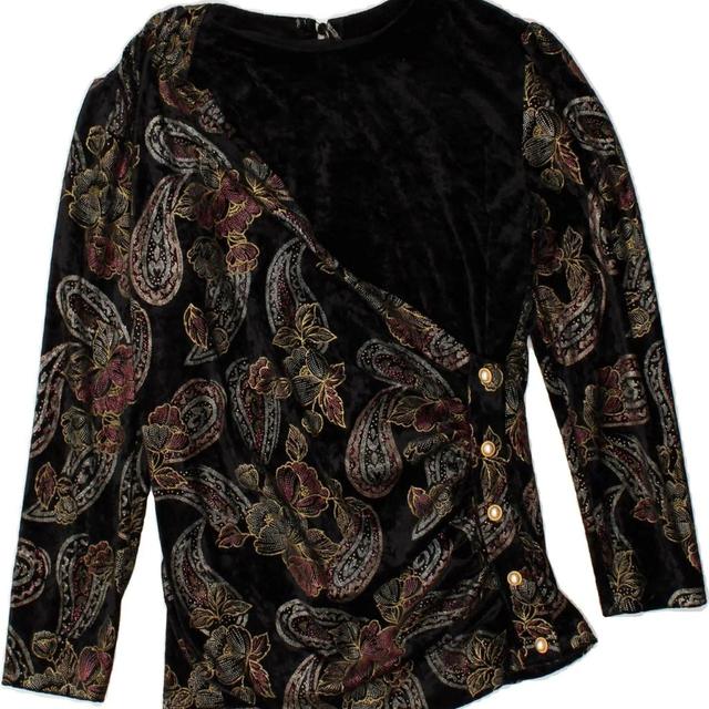 Vintage Women's Blouse - Black - M on Productcaster.