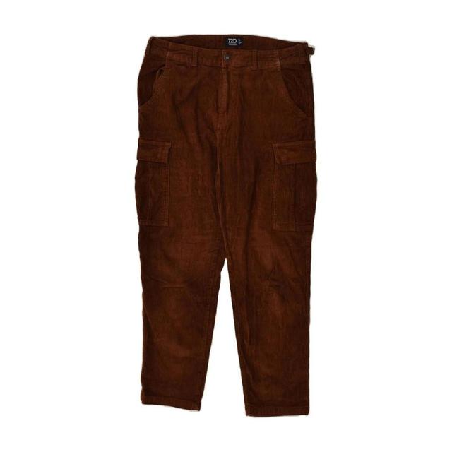 Vintage Women's Slim Cargo Trousers - Brown - M on Productcaster.