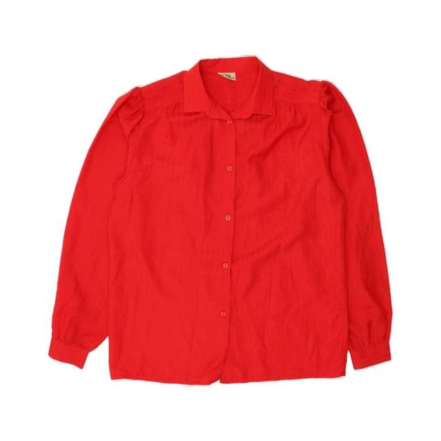 Vintage Women's Blouse - Red - M on Productcaster.