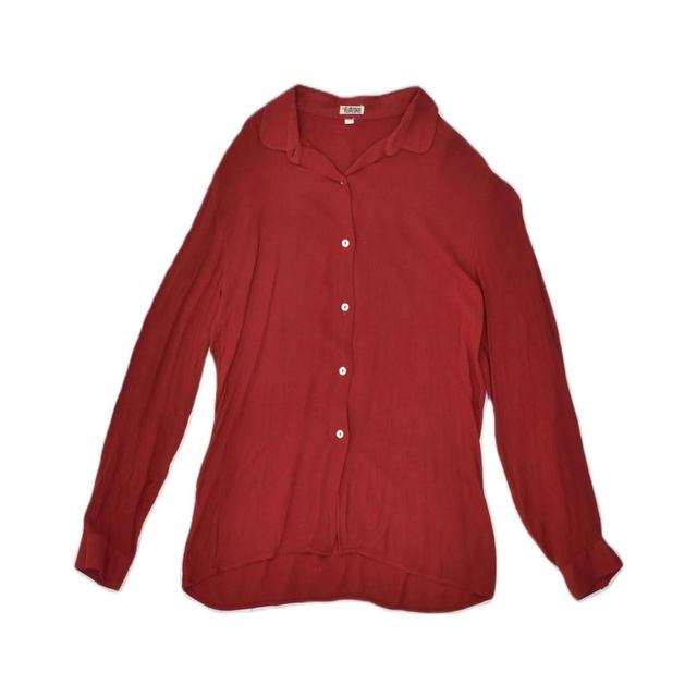 Vintage Women's Blouse - Red - M on Productcaster.