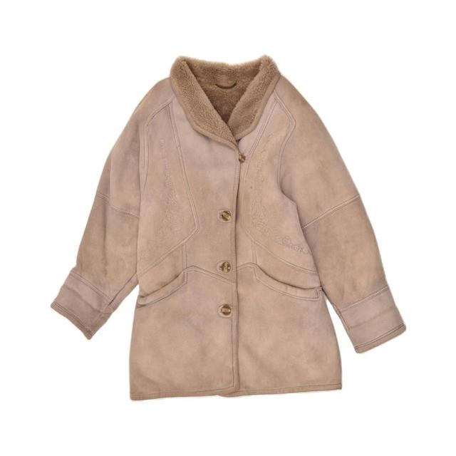 Vintage Women's Coat - Cream - L on Productcaster.