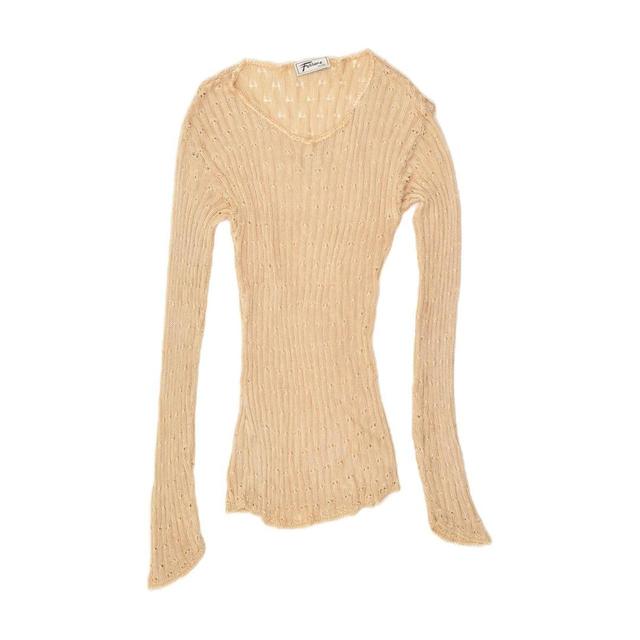 Vintage Women's Jumper - Cream - XS on Productcaster.