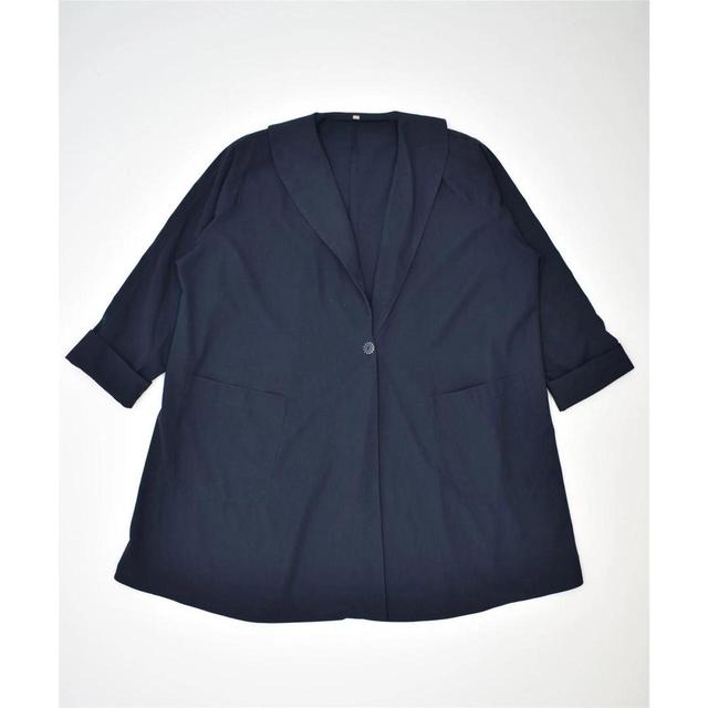 Vintage Women's Jacket - Blue/Navy - L on Productcaster.