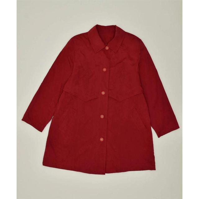 Vintage Women's Viscose Jacket - Red - S on Productcaster.