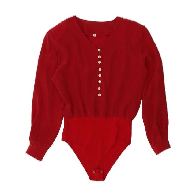 Vintage Women's Bodysuit - Red - S on Productcaster.