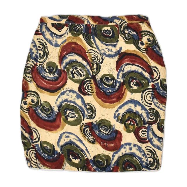 Vintage Women's Rayon Skirt - Multi - L on Productcaster.