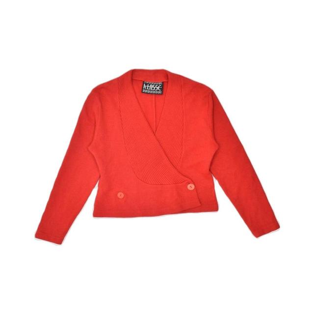 Vintage Women's Tailored jacket - Red - L on Productcaster.