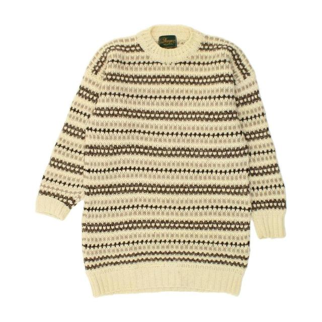 Vintage Women's Jumper - Cream - L on Productcaster.