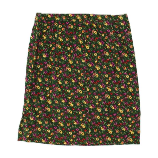 Vintage Women's Midi Skirt - Green - XL on Productcaster.