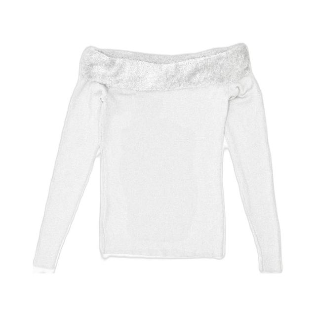 Vintage Women's Jumper - Silver - XL on Productcaster.