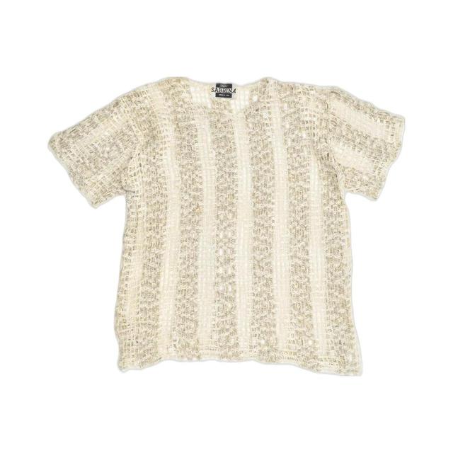 Vintage Women's Blouse - Cream - L on Productcaster.