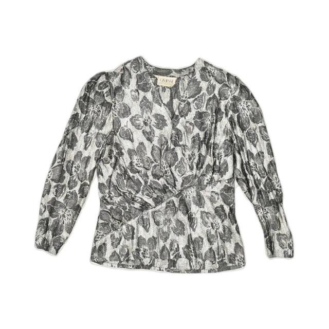 Vintage Women's Blouse - Grey - L on Productcaster.