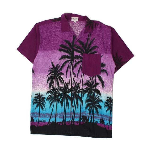 Vintage Men's T-shirt - Purple - XL on Productcaster.