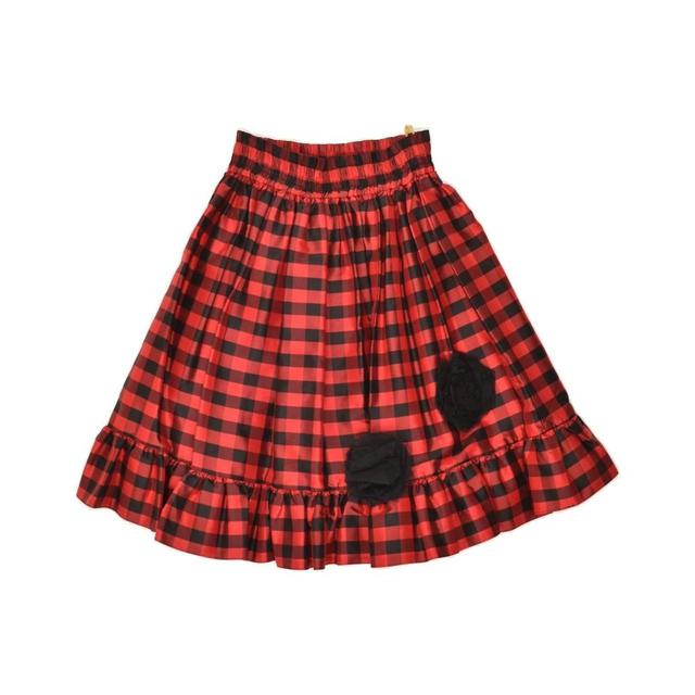 Vintage Women's Skirt - Red - S on Productcaster.