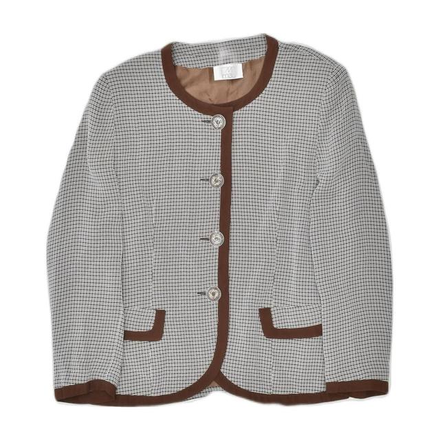 Vintage Women's Tailored jacket - Brown - M on Productcaster.