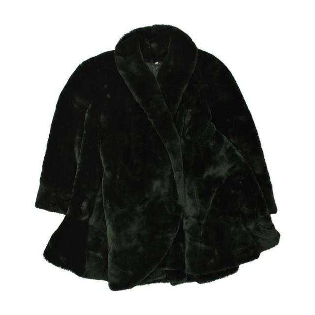 Vintage Women's Acrylic Coat - Green - M on Productcaster.