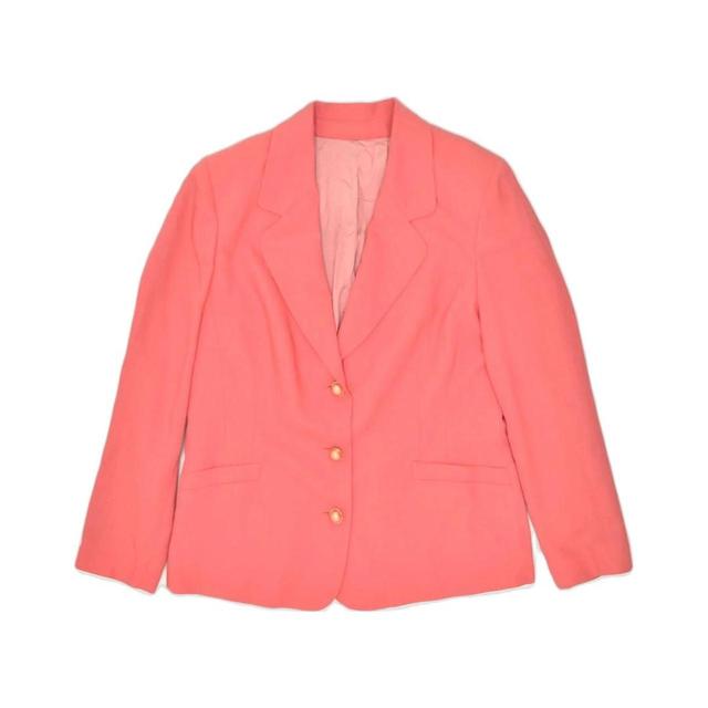 Vintage Women's Tailored jacket - Pink - L on Productcaster.