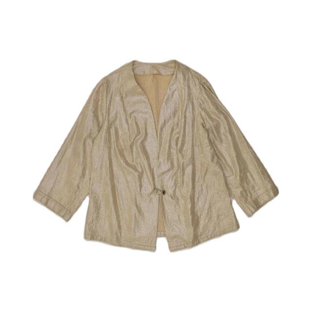 Vintage Women's Tailored jacket - Gold - L on Productcaster.