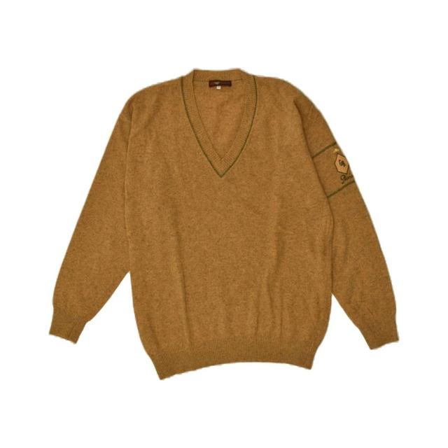 Vintage Men's Jumper - Brown - M on Productcaster.