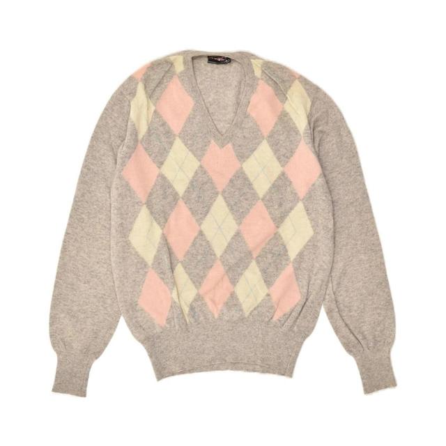 Vintage Men's Jumper - Grey - L on Productcaster.