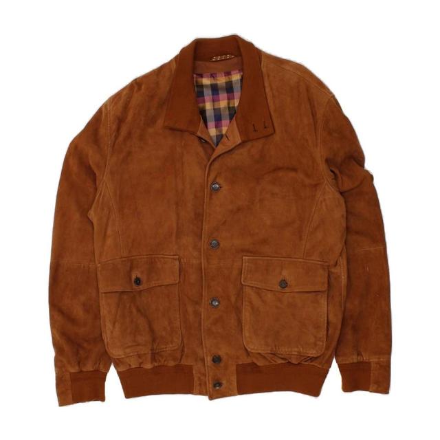 Vintage Men's Bomber Jacket - Brown - 3XL on Productcaster.