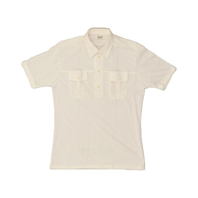 Vintage Men's Polo shirt - White - M on Productcaster.