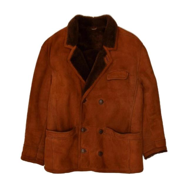 Vintage Men's Jacket - Brown - M on Productcaster.