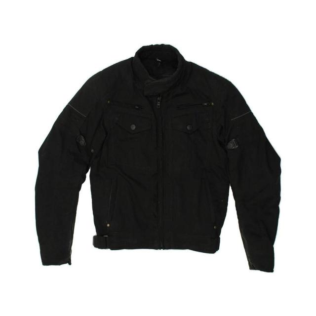 Vintage Men's Polyester Jacket - Black - S on Productcaster.