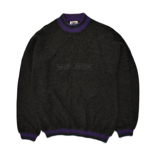 Vintage Men's Jumper - Grey - L on Productcaster.