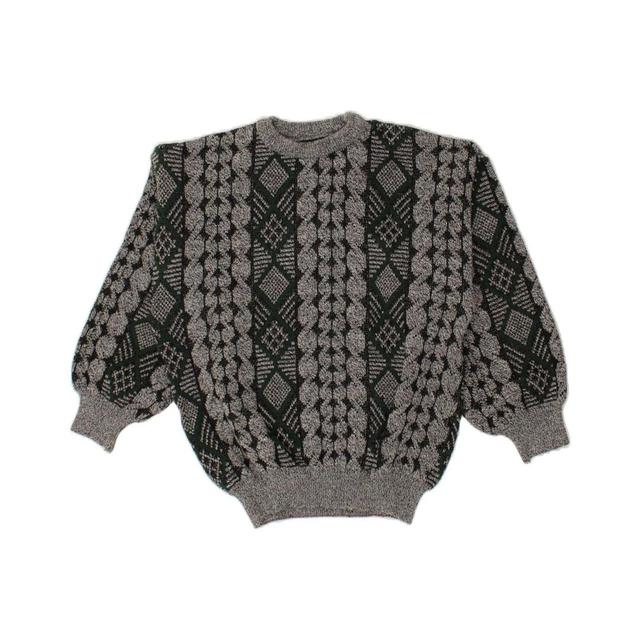 Vintage Men's Jumper - Grey - XL on Productcaster.