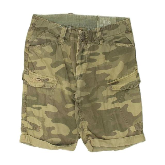 Vintage Men's Shorts - Khaki - M on Productcaster.