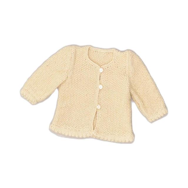 Vintage Kids' Cardigan - Cream - 3 years on Productcaster.