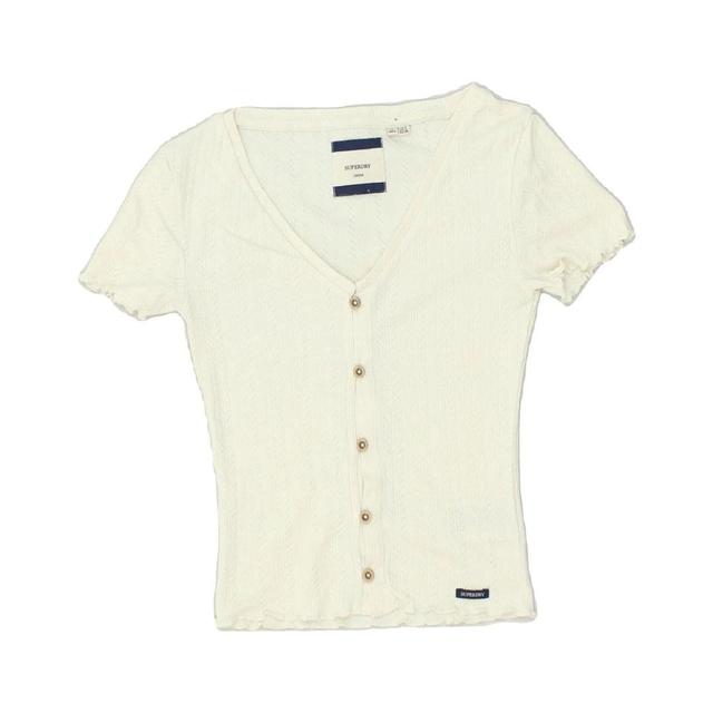 Superdry Women's Cardigan - White - XS on Productcaster.