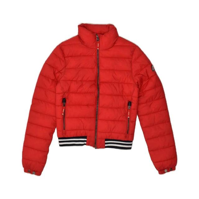 Superdry Women's Nylon Jacket - Red - S on Productcaster.