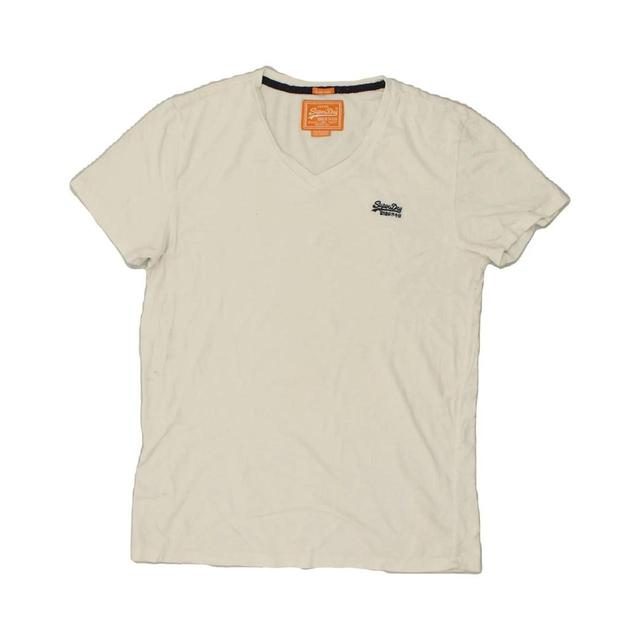 Superdry Men's T-shirt - White - M on Productcaster.