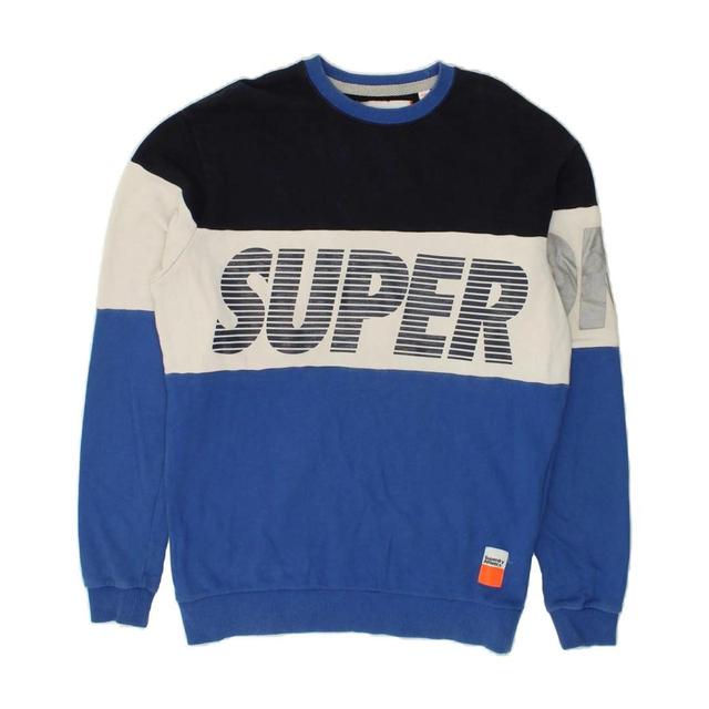 Superdry Men's Sweatshirt - Blue - M on Productcaster.