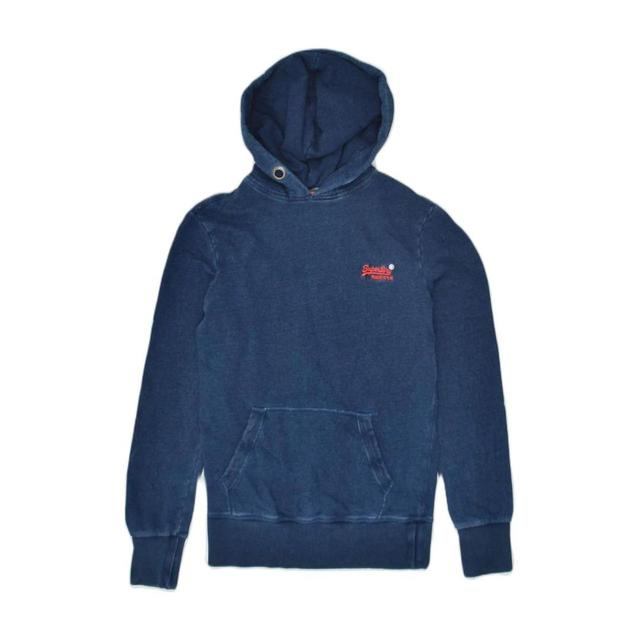 Superdry Men's Jumper - Blue/Navy - XS on Productcaster.