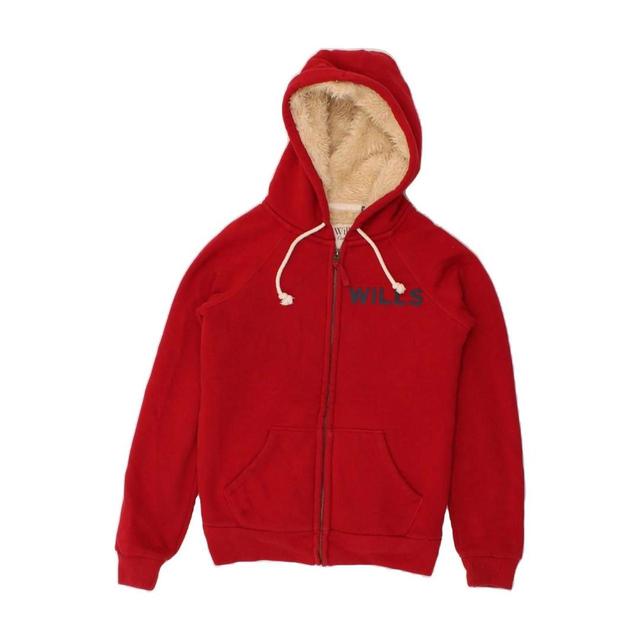 Jack Wills Women's Hoodie - Red - S on Productcaster.