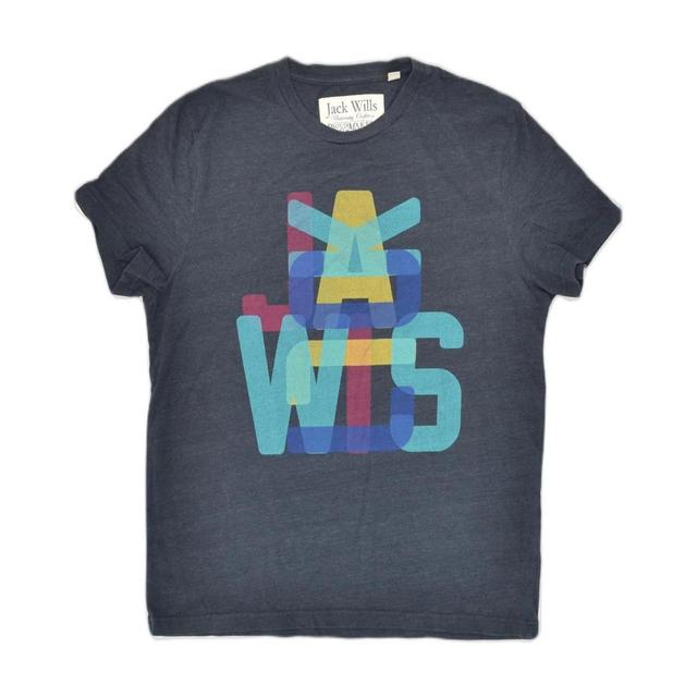 Jack Wills Men's T-shirt - Blue/Navy - L on Productcaster.