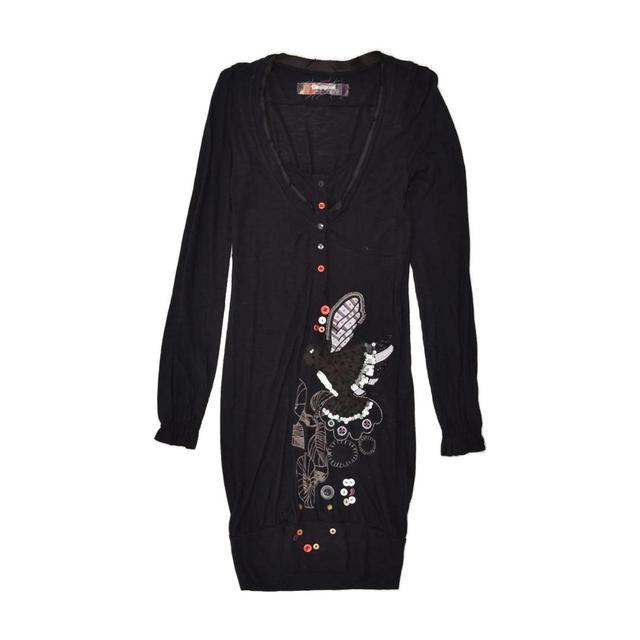 Desigual Women's Polo shirt - Black - S on Productcaster.