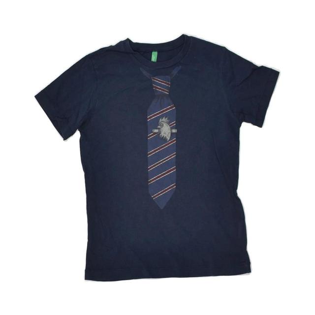 Benetton Kids' T-shirt - Blue/Navy - 7 years on Productcaster.