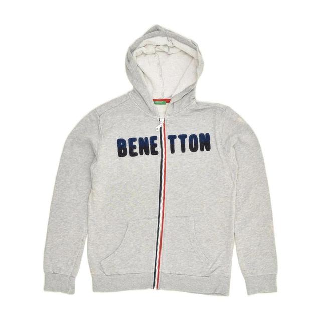 Benetton Kids' Hoodie - Grey - 11 years on Productcaster.