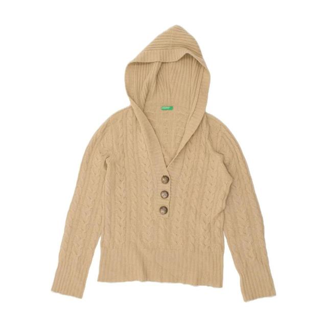 Benetton Women's Jumper - Cream - M on Productcaster.